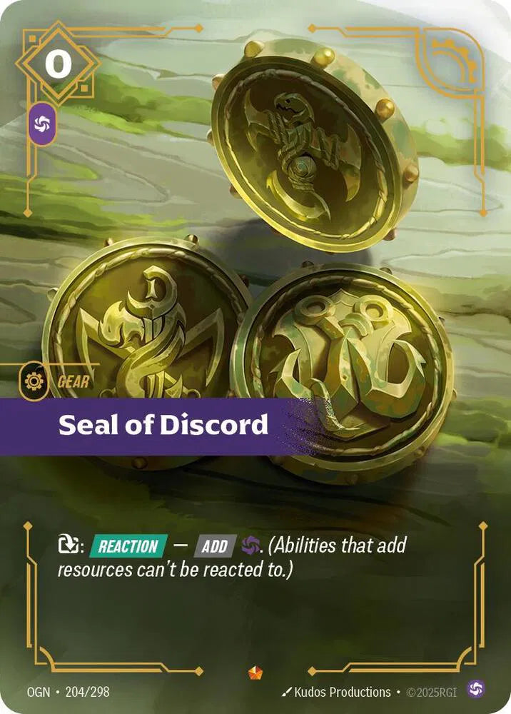 Seal of Discord Origins Epic 204/298
