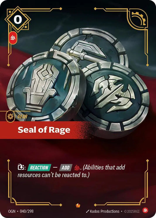 Seal of Rage Origins Epic 040/298
