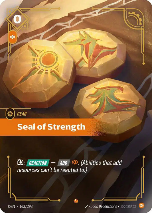 Seal of Strength (163/298) Origins
