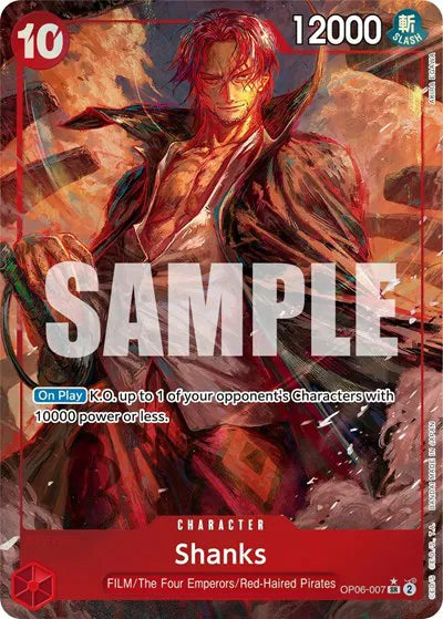 Shanks (Alternate Art) (OP06-007) Wings of the Captain
