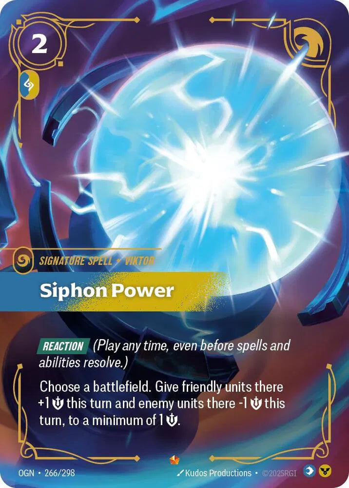 Siphon Power Origins Epic 266/298