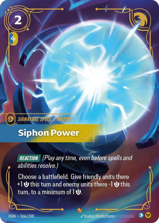 Siphon Power Origins Epic 266/298
