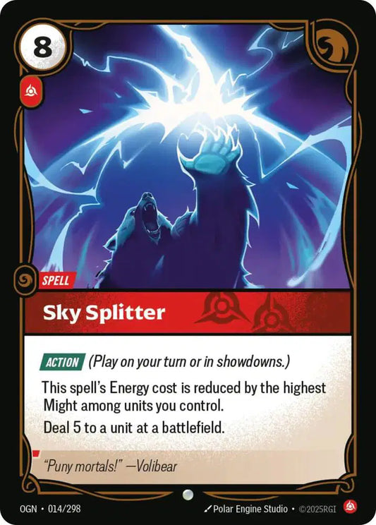 Sky Splitter - Common (14/298) Riftbound Origins