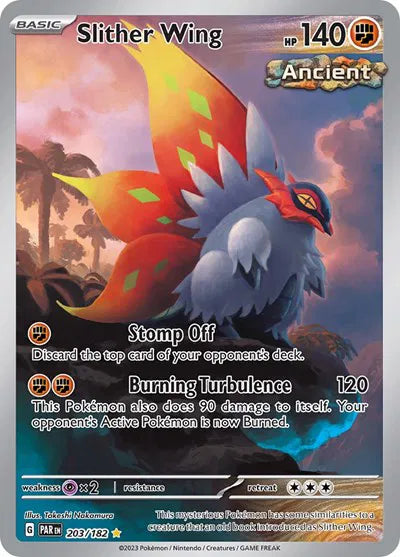 Slither Wing - 203/182 Illustration Rare 203/182 Paradox Rift