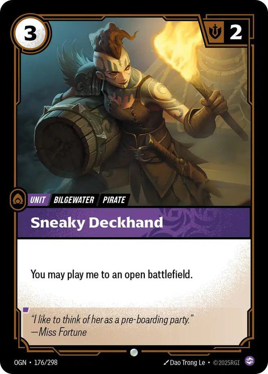 Sneaky Deckhand - Common (176/298) Riftbound Origins
