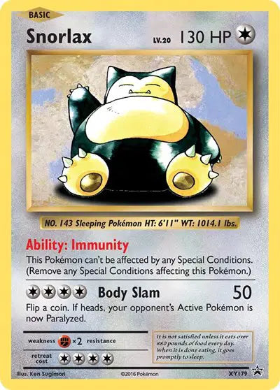 Snorlax (XY179) XY Promos