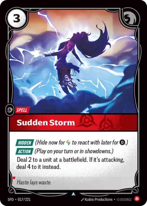 Sudden Storm SFD-017/221