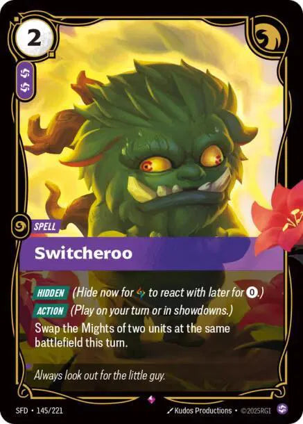 Switcheroo Spiritforged Rare • 145/221 Foil