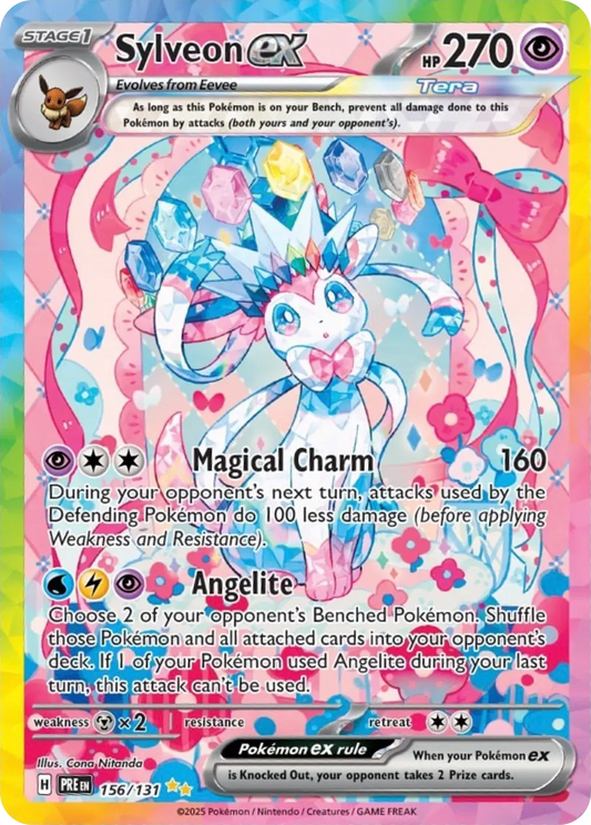 Sylveon ex Special Illustration Rare (156/131) Prismatic Evolutions
