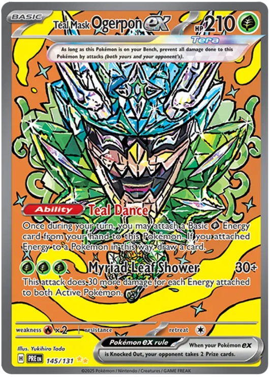 Teal Mask Ogerpon ex (145/131) Prismatic Evolutions