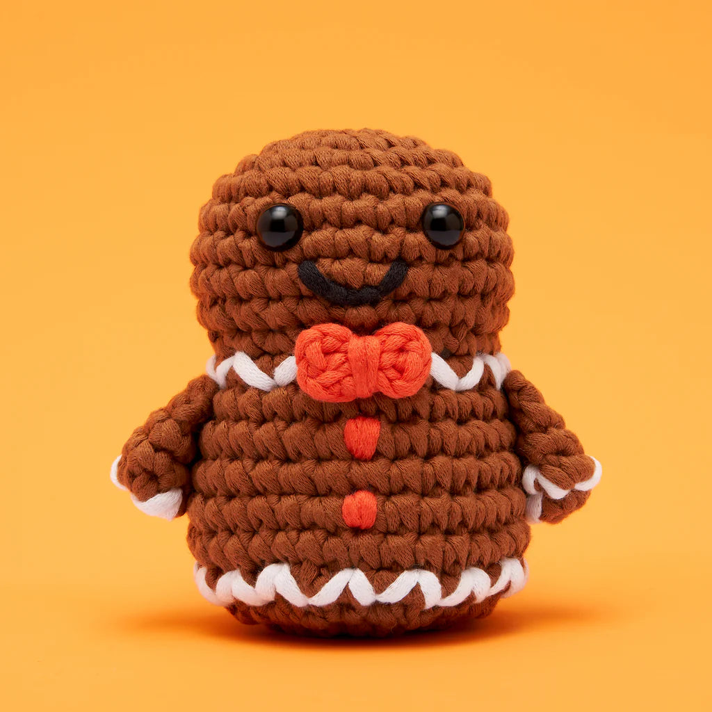 The Woobles: Ted The Gingerbread Man [Learn to Crochet Kit For Beginners]