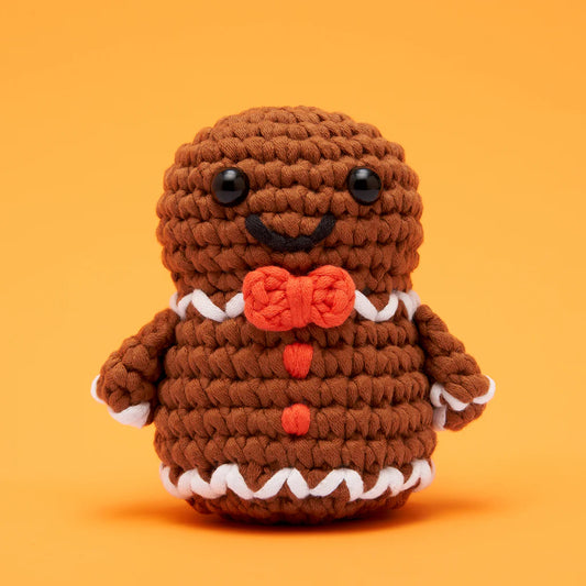 The Woobles: Ted The Gingerbread Man [Learn to Crochet Kit For Beginners]