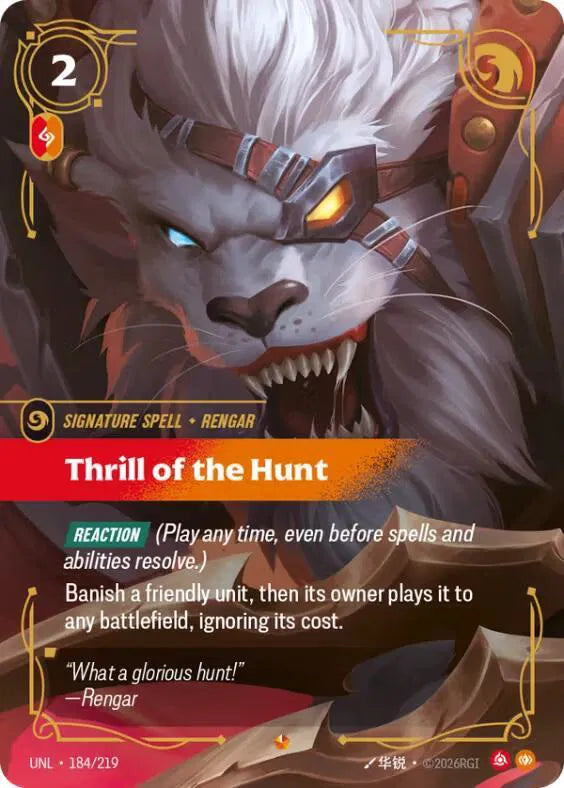 Thrill of the Hunt Unleashed Epic 184/219