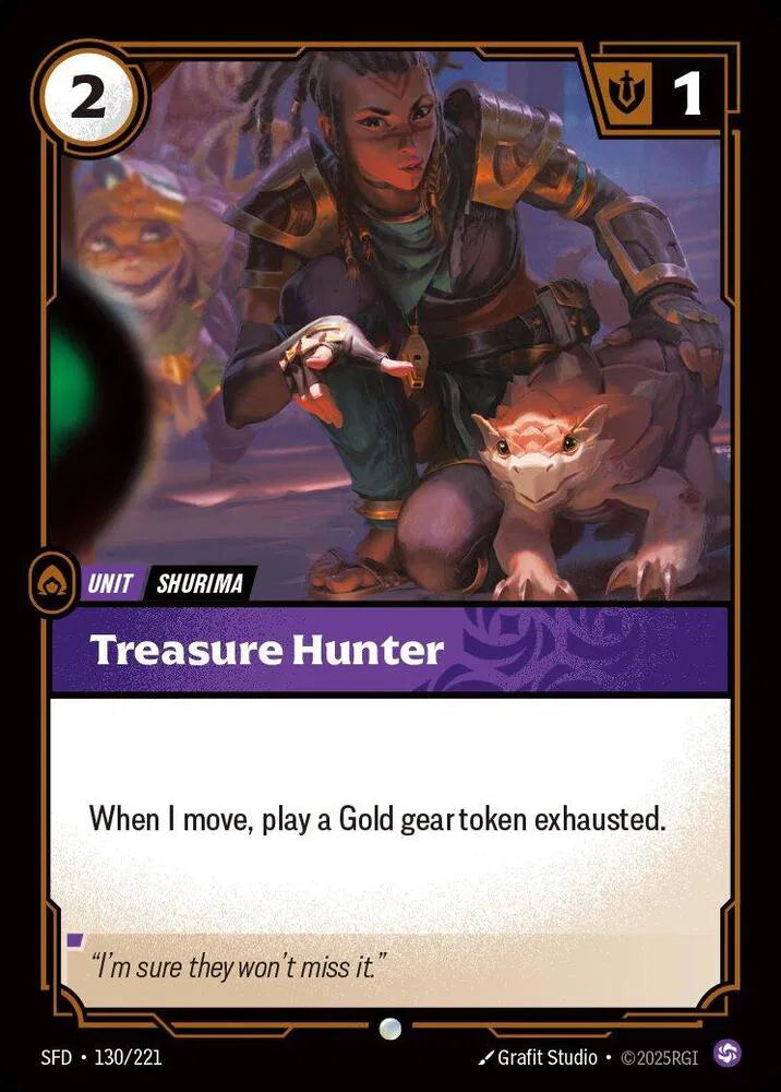 Treasure Hunter Spiritforged Common • 130/221 Normal