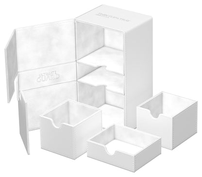 Ultimate Guard Twin Flip'n'Tray Monocolor Deck Case - 266+ - White