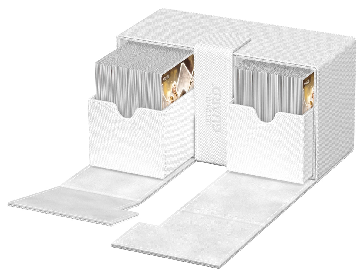 Ultimate Guard Twin Flip'n'Tray Monocolor Deck Case - 266+ - White