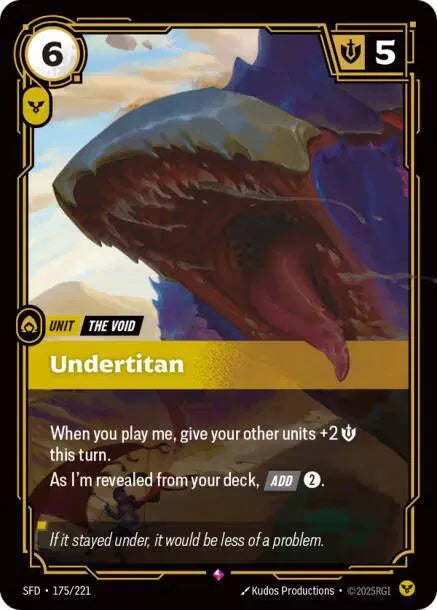 Undertitan Spiritforged Rare • 175/221 Foil