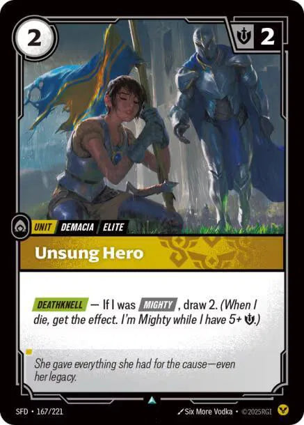 Unsung Hero Spiritforged Uncommon • 167/221 Normal