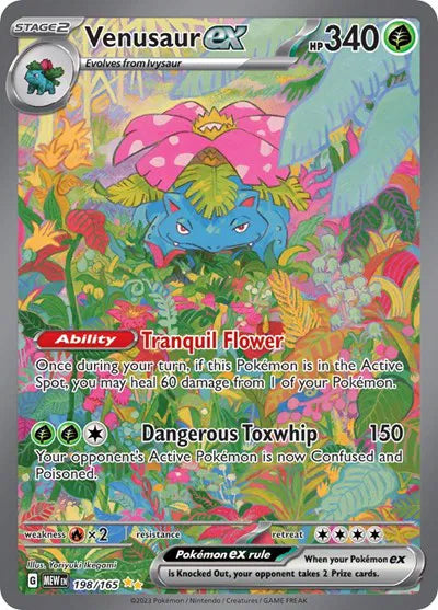 Venusaur ex Pokemon Special Illustration Rare 198/165 SV: 151