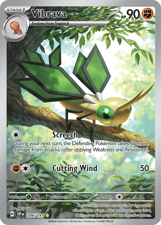 Vibrava Illustration Rare 206/191 Surging Sparks