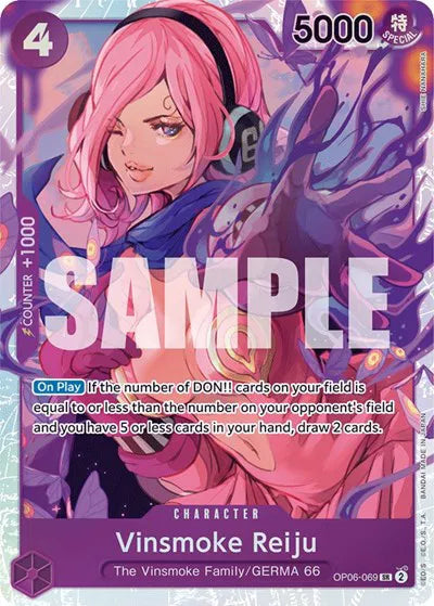 Vinsmoke Reiju (069) (SR) (OP06-069) Wings of the Captain