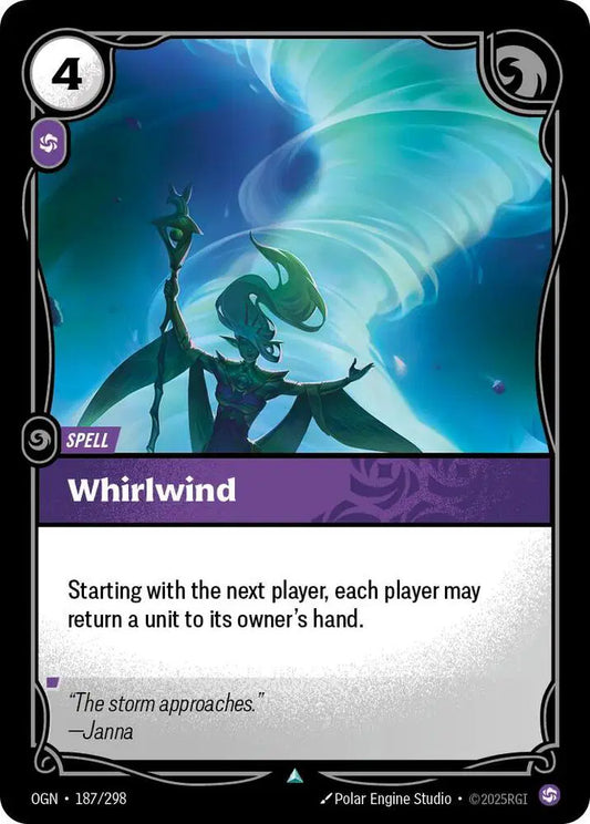 Whirlwind - Uncommon (187/298) Riftbound Origins