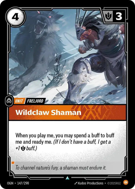 Wildclaw Shaman - Uncommon (147/298) Riftbound Origins
