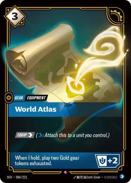 World Atlas Spiritforged Rare • 086/221 Foil