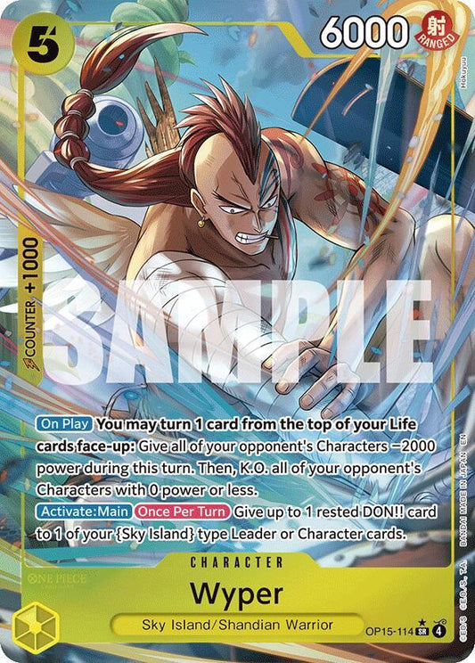 Wyper (Alternate Art) Adventure on Kami's Island SR OP15-114