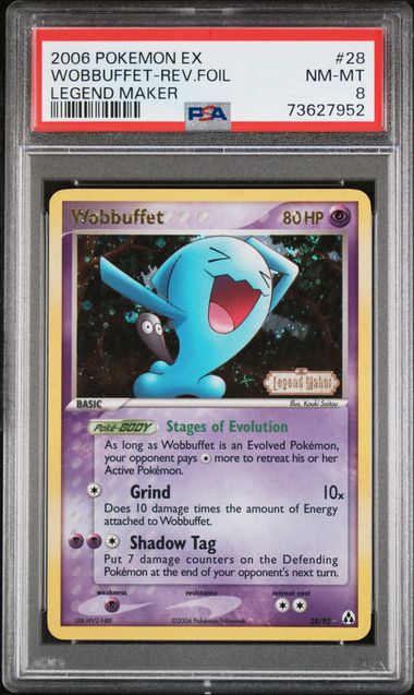 PSA WOBBUFFET-REV.FOIL 2006 EX LEGEND MAKER #28 LEGEND MAKER