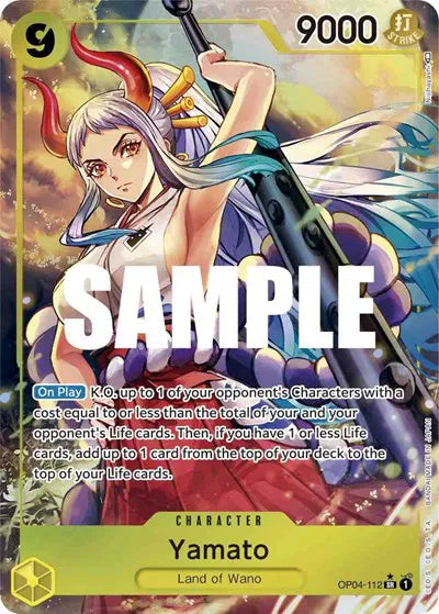 Yamato (Alternate Art)(OP04-112) Kingdoms of Intrigue