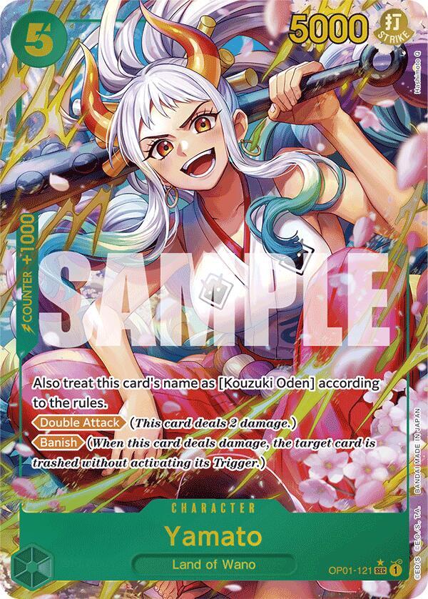 Yamato (OP01-121) (Alternate Art) - Premium Booster -The Best- (PRB-01)