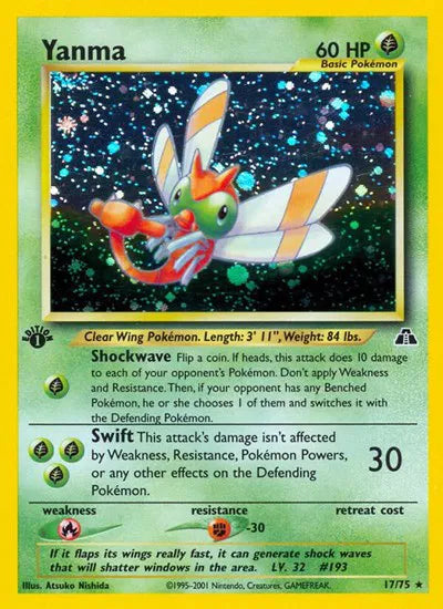 Yanma - Neo Discovery Holo Rare (17/75)