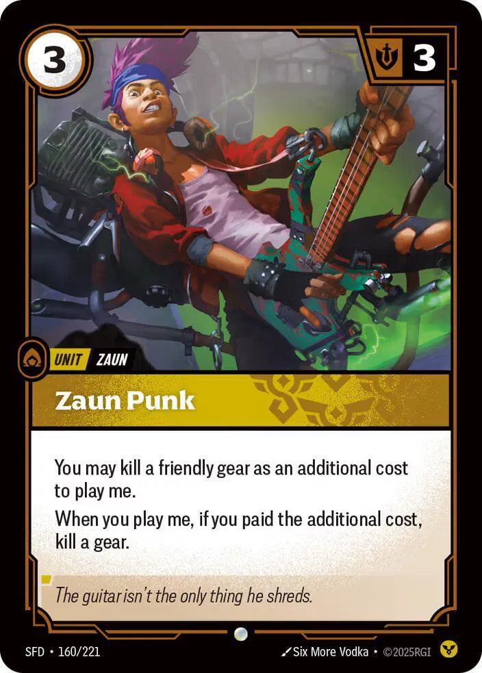 Zaun Punk Spiritforged Common • 160/221 Normal