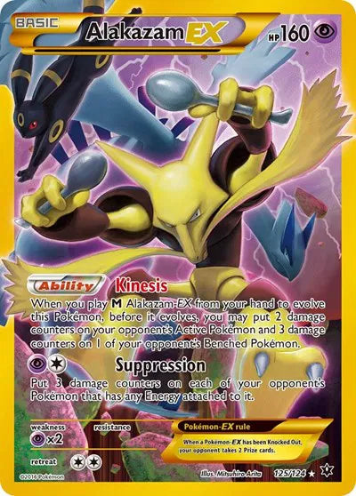 Alakazam EX Secret Rare • 125 XY - Fates Collide