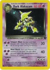 Dark Alakazam Holo Rare 1 Team Rocket