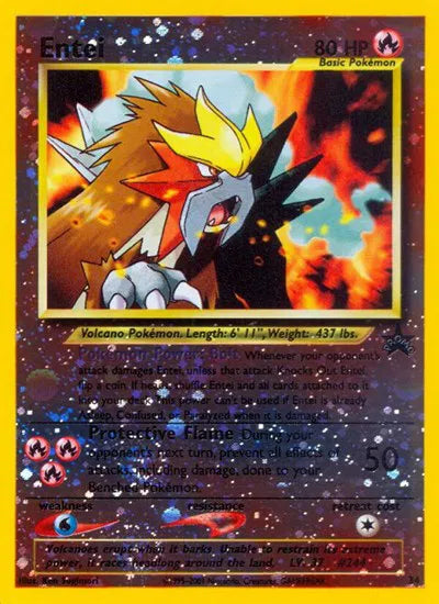 Entei Promo 34/53 WoTC Promo