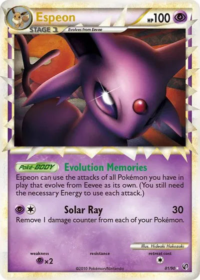 Espeon (Prime) Ultra Rare 81 Undaunted
