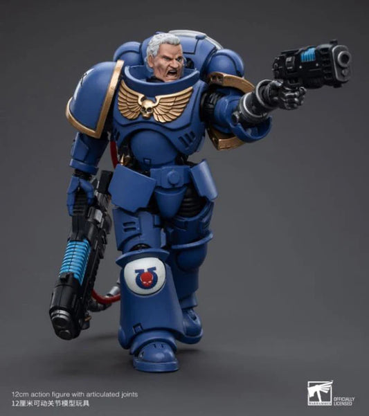Warhammer 40k: Ultramarines Hellblasters Sergeant Ulaxes 1:18 Scale Figure