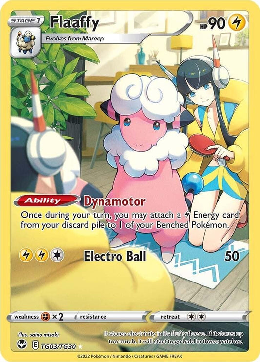 Flaaffy Ultra Rare TG03/TG30 Silver Tempest Trainer Gallery