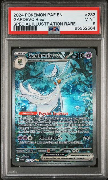PSA Gardevoir ex #233 Pokemon 2024 PAF EN MINT 9