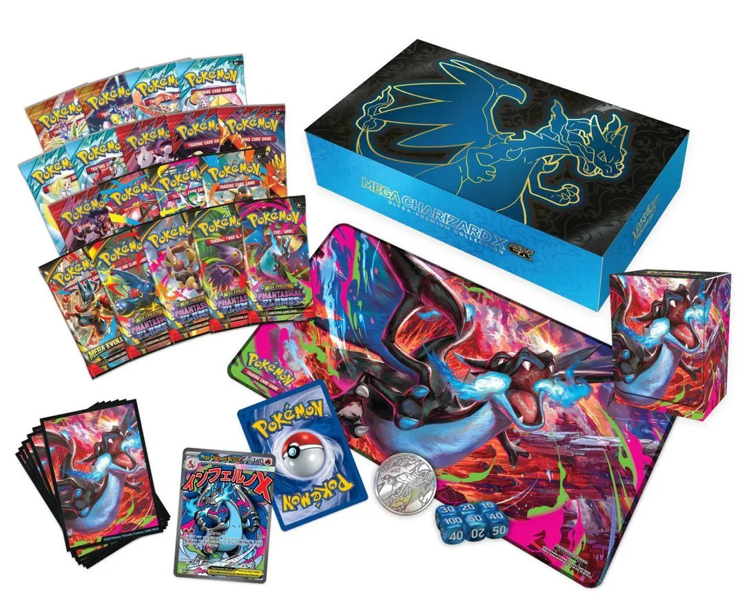 [PRE-ORDER] Pokemon TCG: Phantasmal Flames Charizard X Ultra Premium Collection [ARRIVES THIS FRIDAY 12/12]