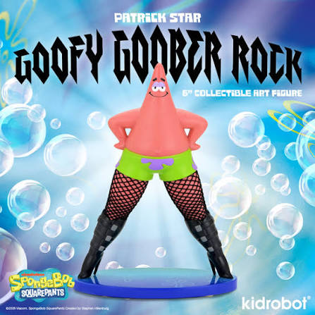SpongeBob SquarePants – “Goofy Goober Rock” Patrick Star in Fishnets 6" Art Figure