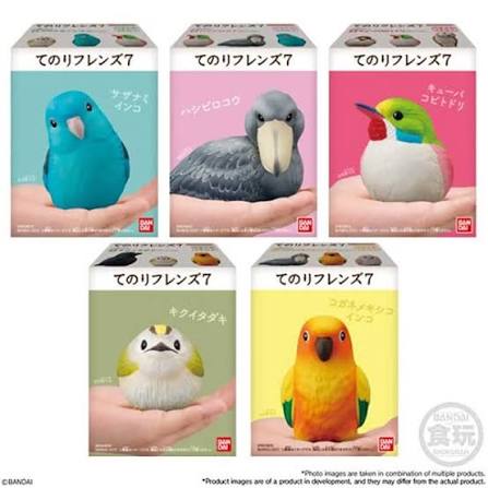 BANDAI TENORI FRIENDS 7 BIRDS SHOKUGAN  FRIENDS 12CT (10)