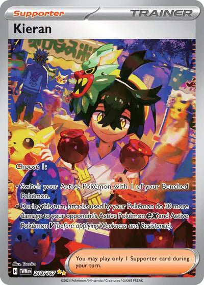 Kieran Special Illustration Rare 218/167 Twilight Masquerade