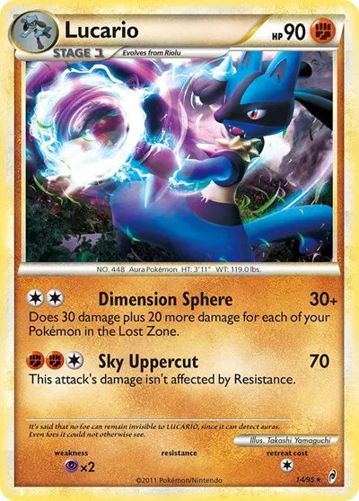 Lucario Call of Legends Holo Rare 14