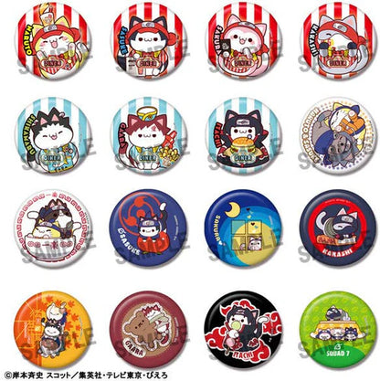 MEGA CAT PROJECT NARUTO Nyaruto! Metal Badge Collection (16pc per box)