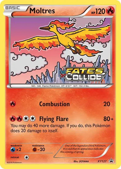 Moltres (Prerelease) Promo XY127 XY Promos - Near mint (NM)