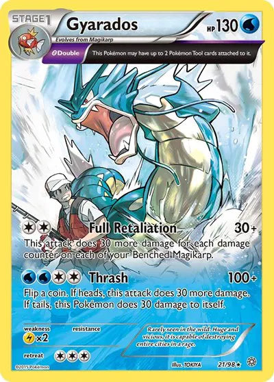 Gyarados (21) Pokemon Holo Rare 21 Ancient Origins