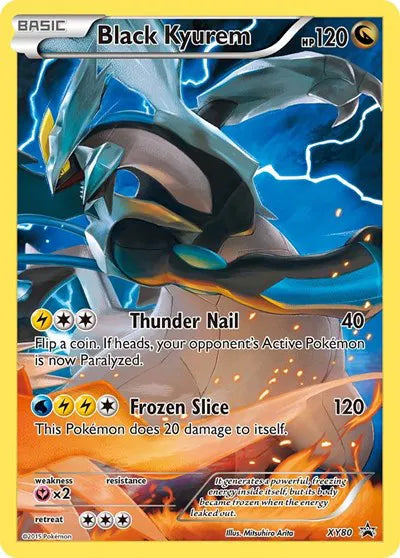 Black Kyurem Pokemon Promo XY80 XY Promos